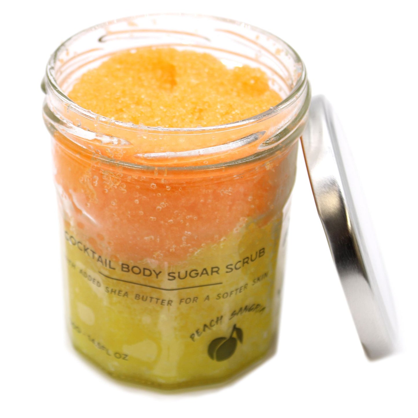 Cukrový telový peeling s vôňou - Peach Sangria, 300 g
