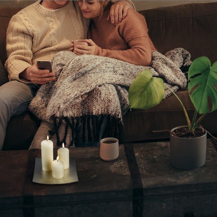 Sada sviečok 50 mm (4 ks) – slonová kosť
