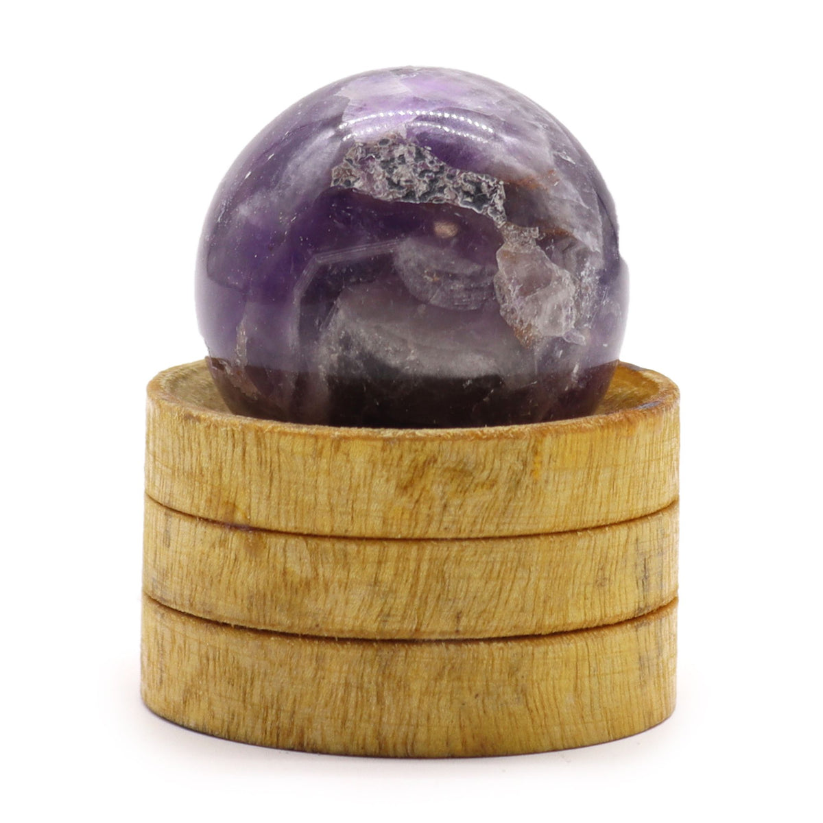 Minerálna guľa so stojančekom – ametyst, 40 mm