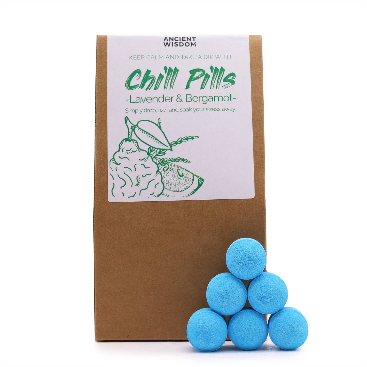 Darčekové balenie Chill Pills 350 g - Lavender & Bergamot