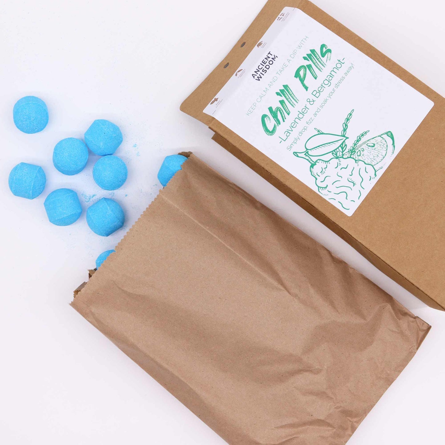 Darčekové balenie Chill Pills 350 g - Lavender & Bergamot