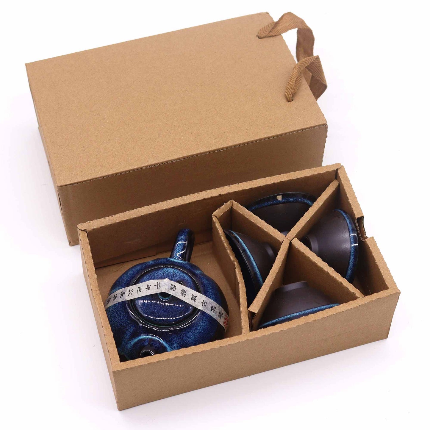 Set čajovej kanvice Herbal Blues – kanvice a štyri šálky