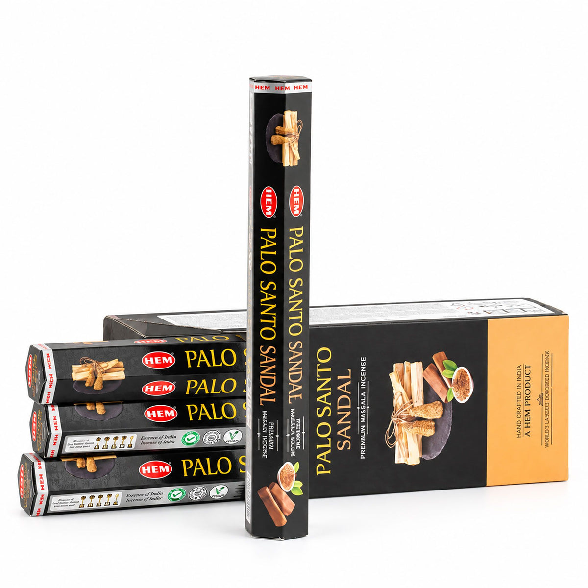Vonné tyčinky HEM – Palo Santo a santalové drevo