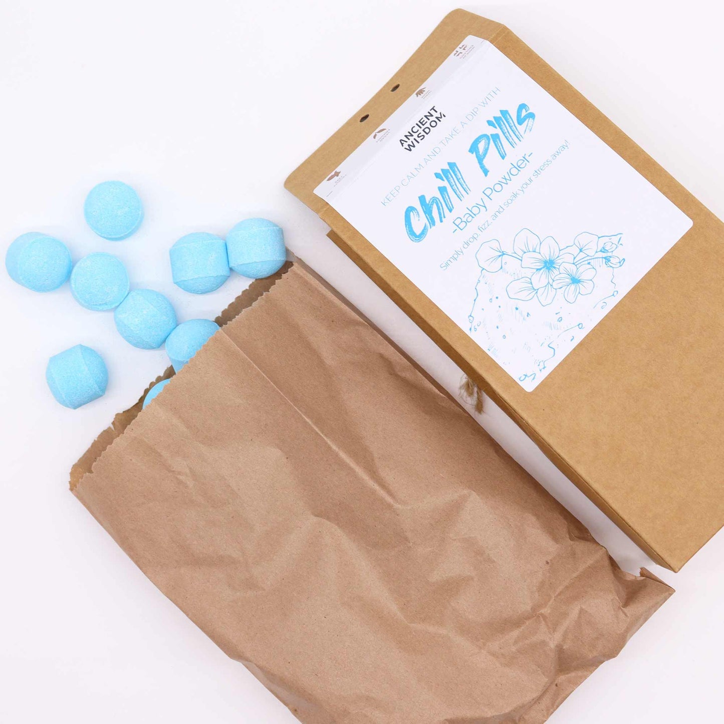 Darčekové balenie Chill Pills 350 g - Baby Powder