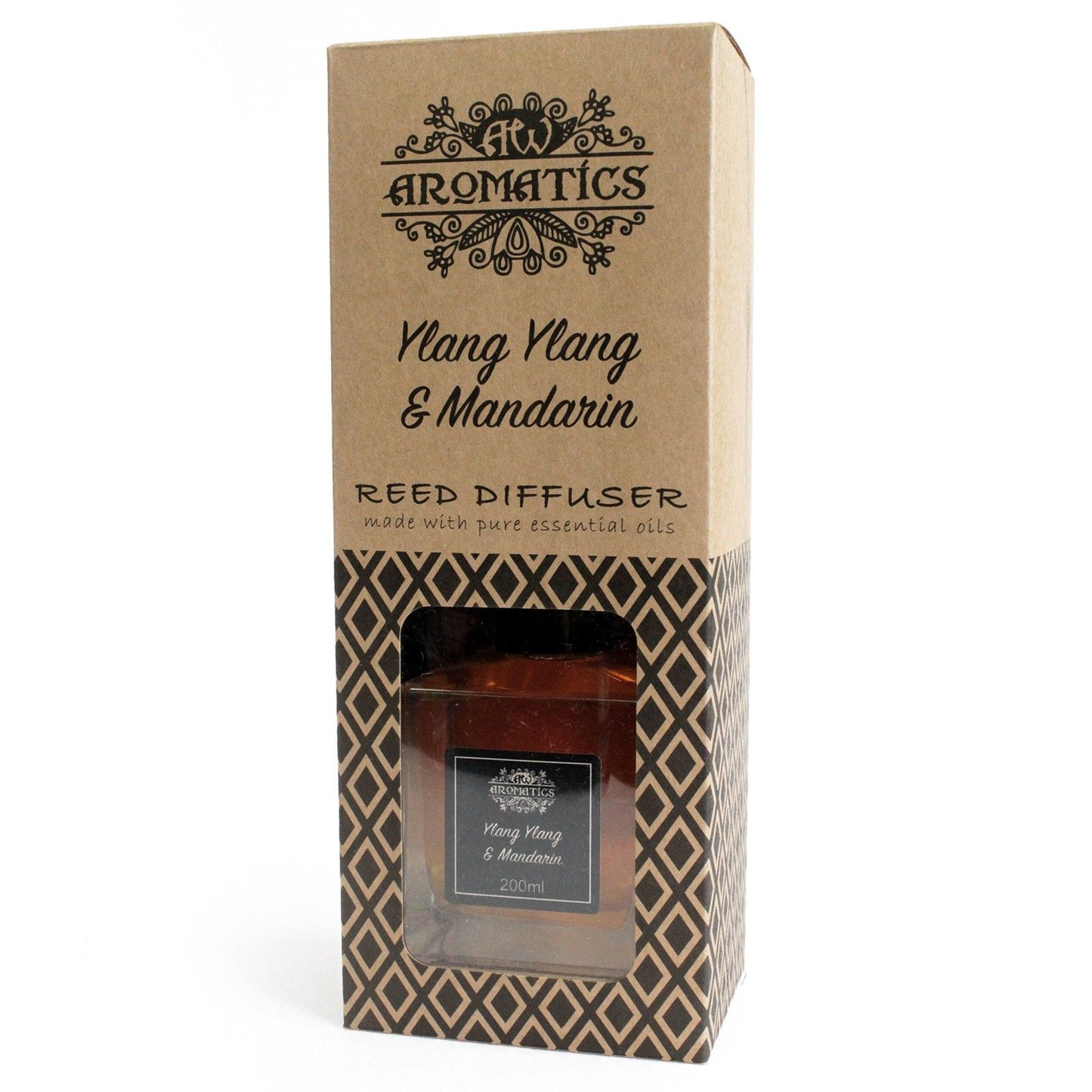Aróma difuzér s esenciálnymi olejmi Ylang-ylang & Mandarinka 200 ml