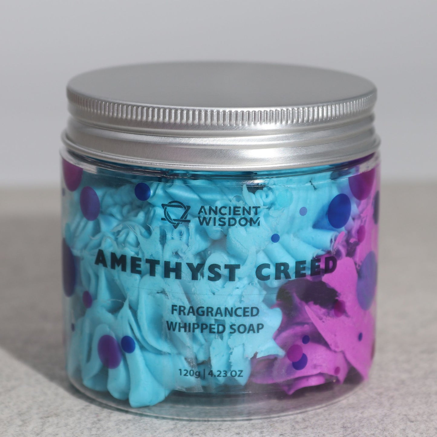 Šľahané krémové mydlo – Amethyst Creed 120 g