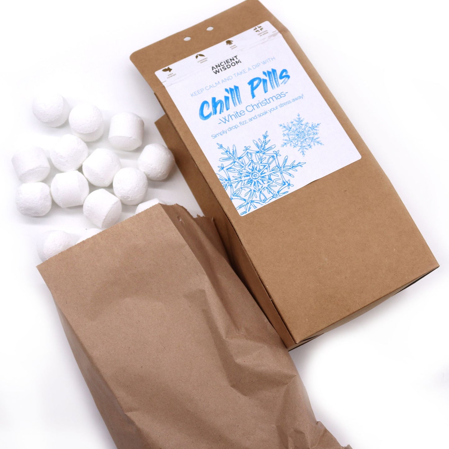 Darčekové balenie Chill Pills 350 g - White Christmas