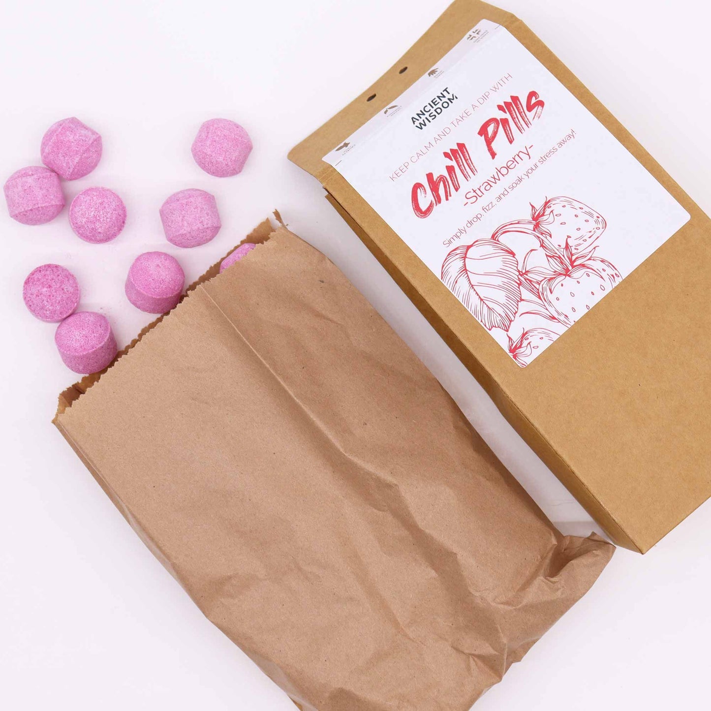 Darčekové balenie Chill Pills 350 g - Strawberry