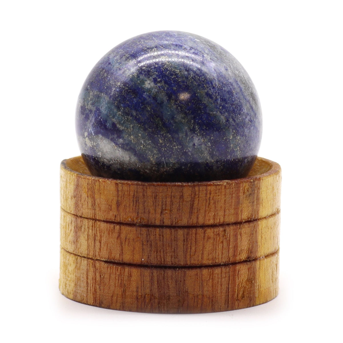 Minerálna guľa so stojanom – lapis lazuli, 40 mm