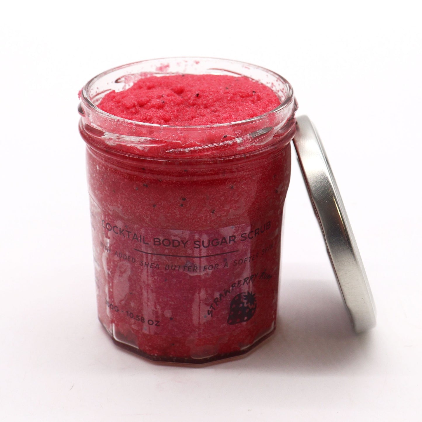 Cukrový telový peeling s vôňou - Strawberry Rum 300g