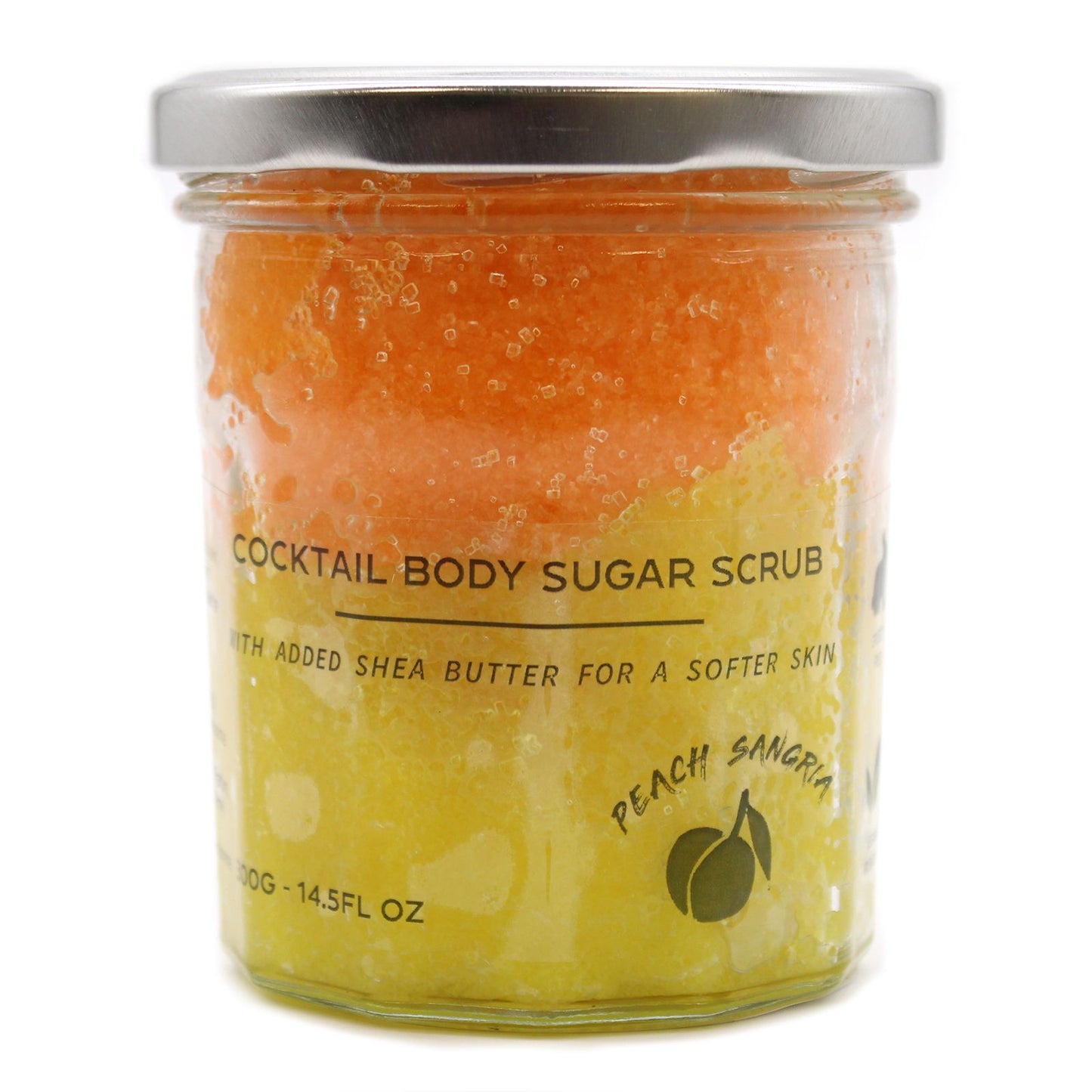 Cukrový telový peeling s vôňou - Peach Sangria, 300 g