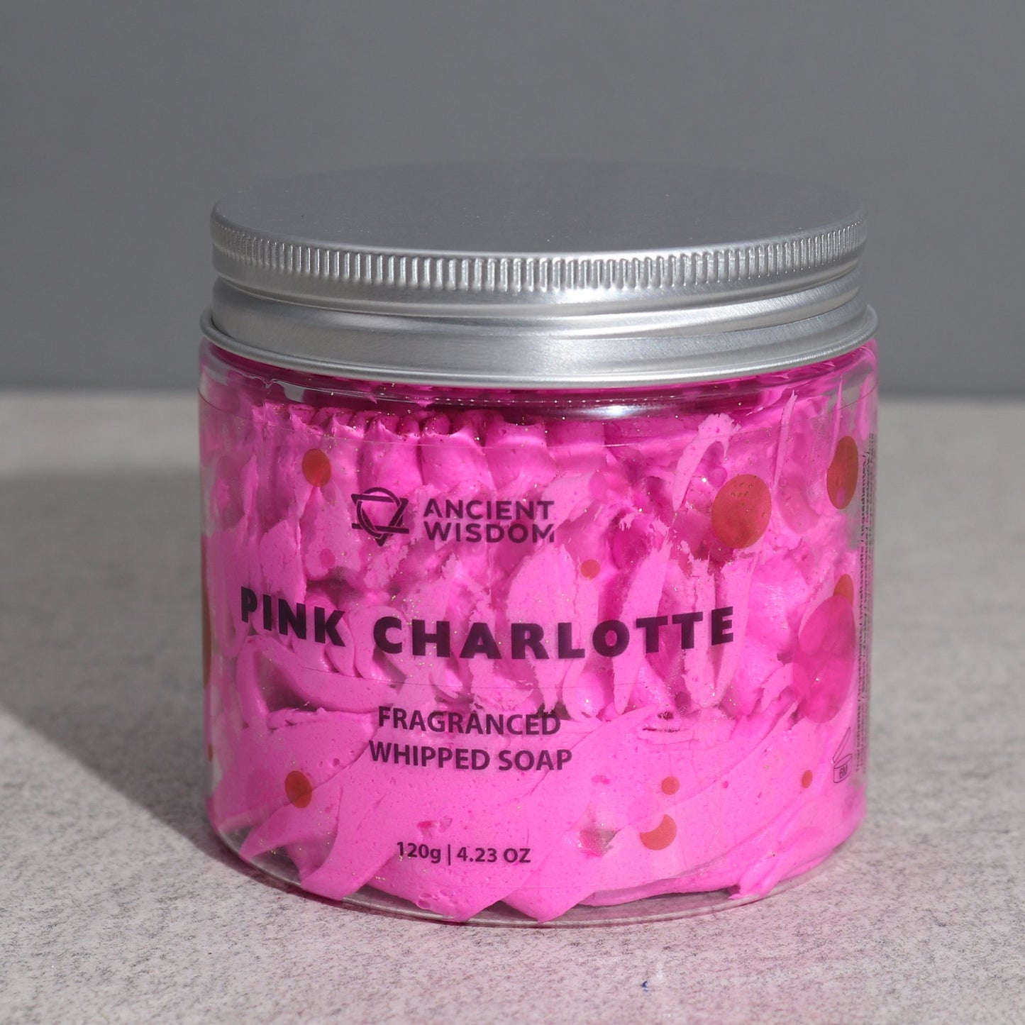 Šľahané krémové mydlo - Pink Charlotte 120 g