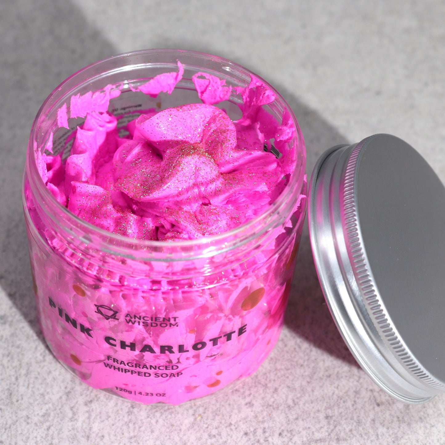 Šľahané krémové mydlo - Pink Charlotte 120 g