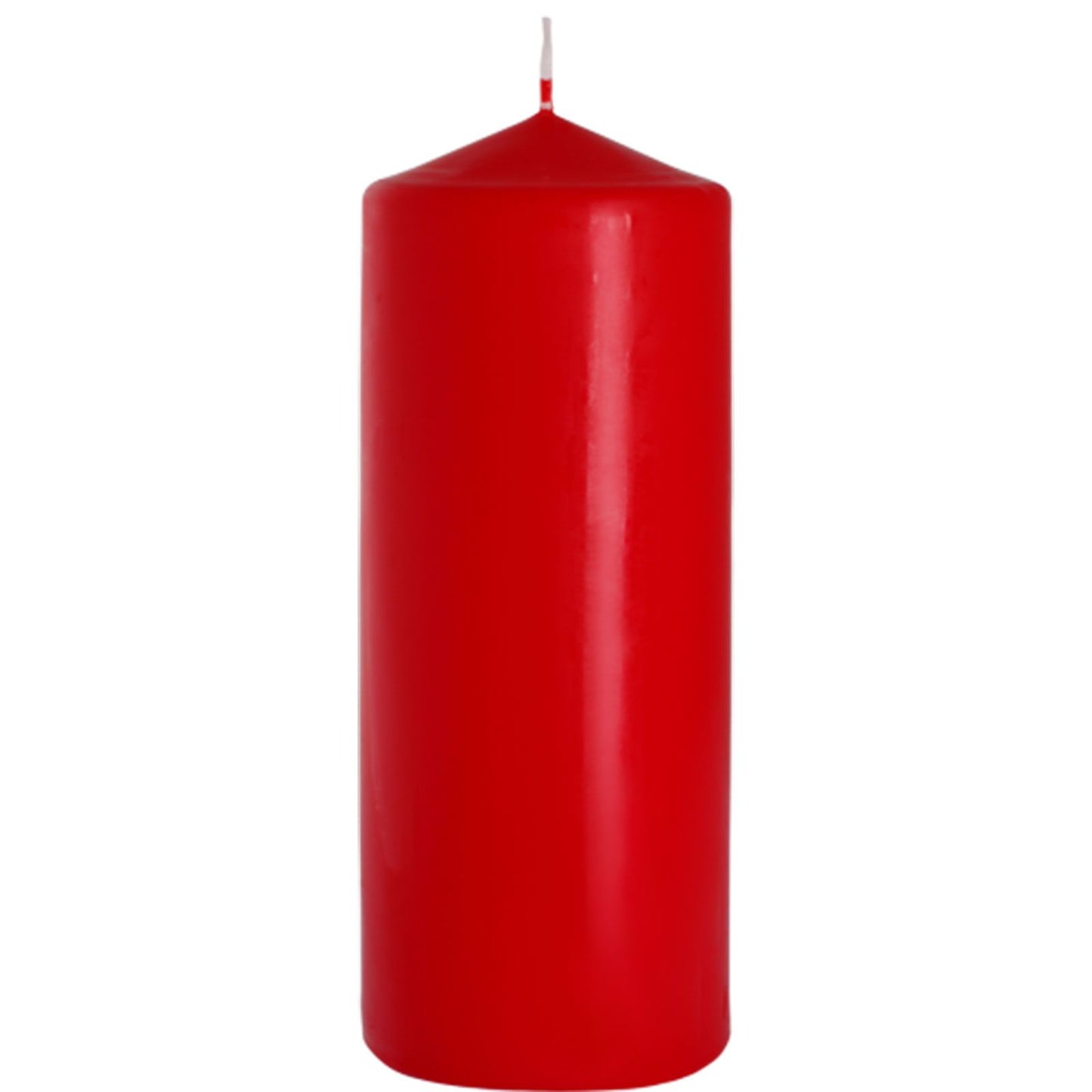 Sviečka 80 × 200 mm - červená