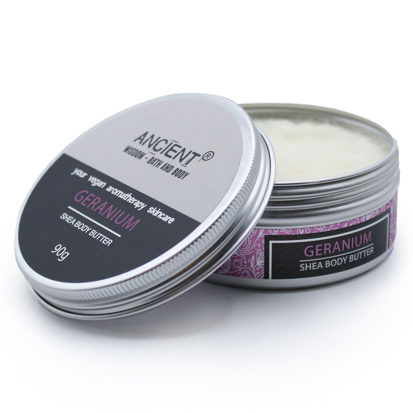 Aromaterapeutické bambucké maslo 90 g – geranium