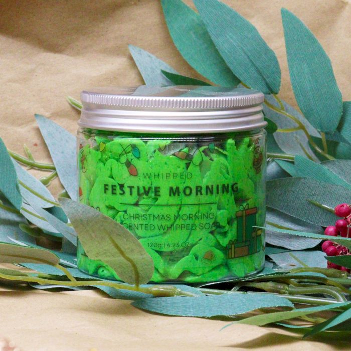 Šľahané krémové mydlo - Festive Morning 120 g