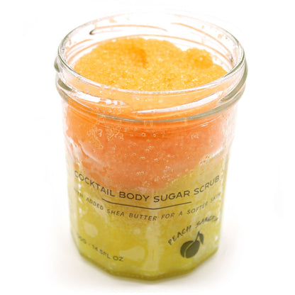 Cukrový telový peeling s vôňou - Peach Sangria, 300 g