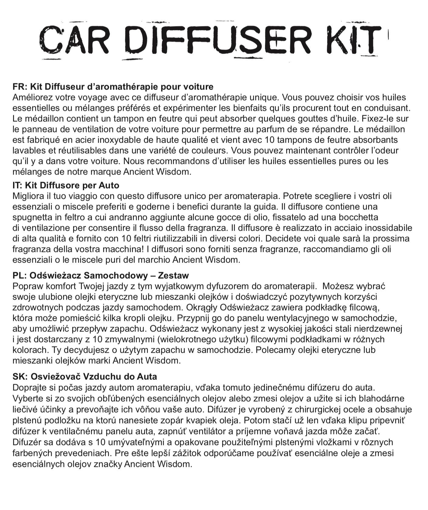Súprava autodifuzéra – Strážny anjel – 30 mm