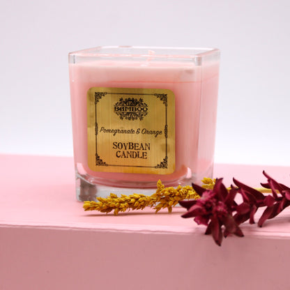 Soybean Candle - Pomegranate &amp; Orange