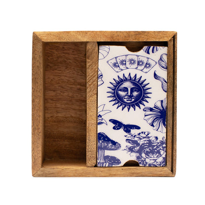 Krabička na tarot s dvoma priehradkami