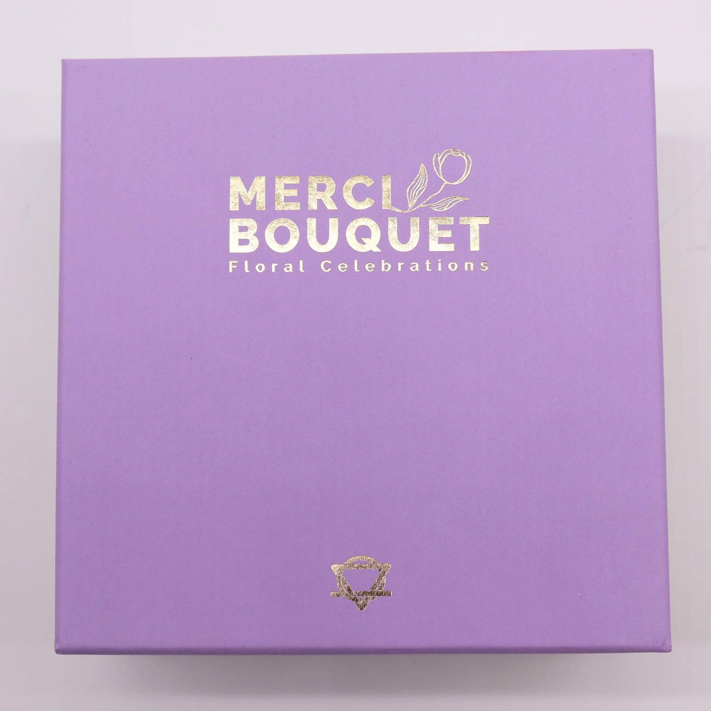 Square Box - Lavender Rose &amp; Carnation