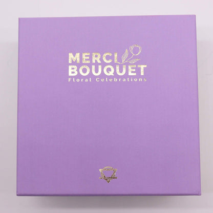 Square Box - Lavender Rose &amp; Carnation