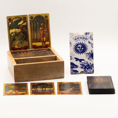 Krabička na tarot s dvoma priehradkami
