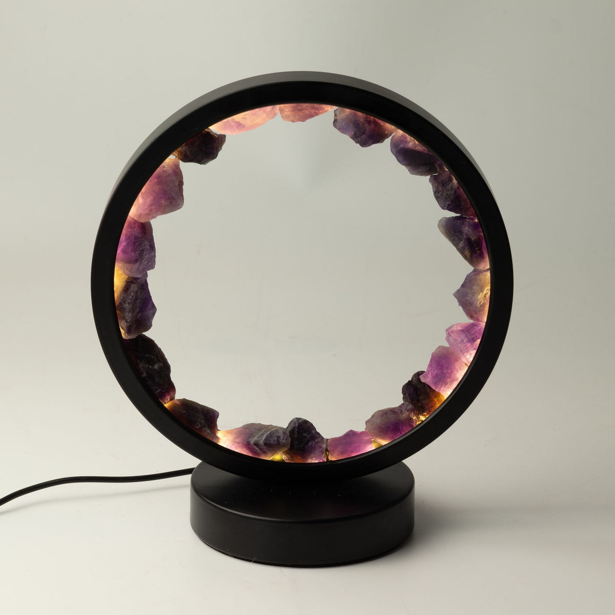 Dekoratívna lampa Halo s ametystom – Zen Spirit