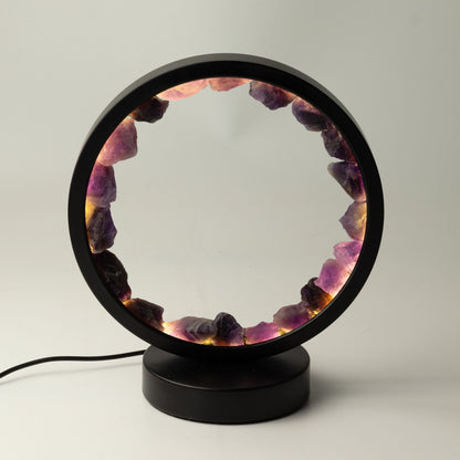 Dekoratívna lampa Halo s ametystom – Zen Spirit