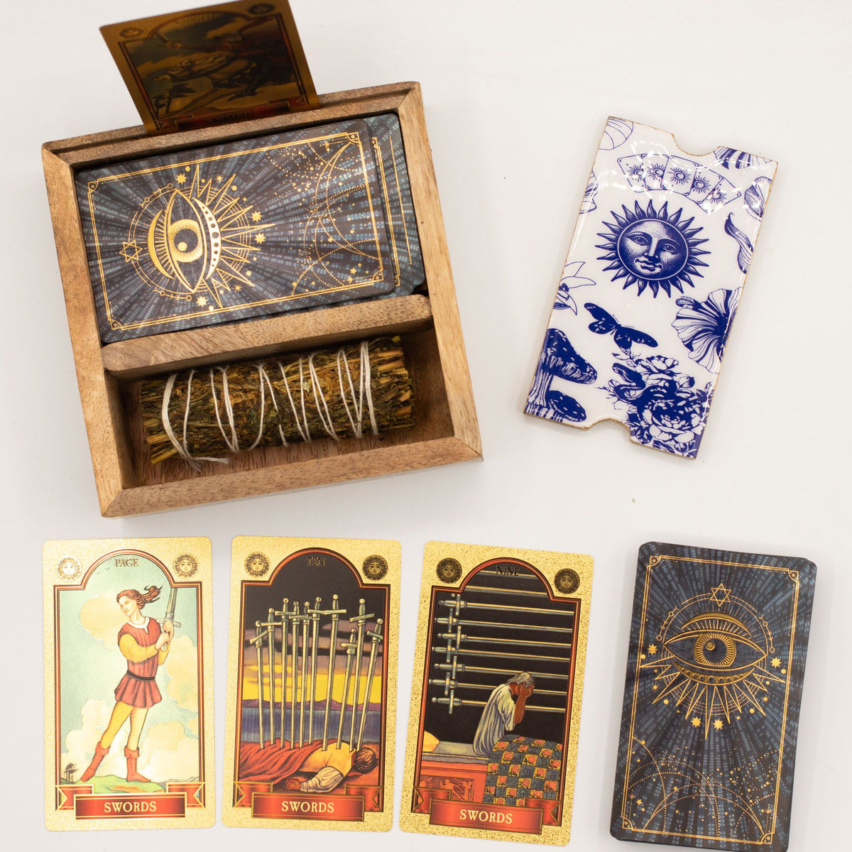 Krabička na tarot s dvoma priehradkami