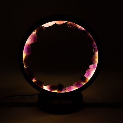 Dekoratívna lampa Halo s ametystom – Zen Spirit