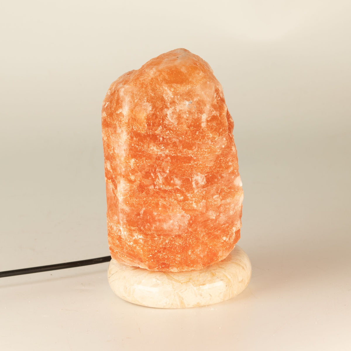 USB soľná lampa, 11,5 cm – biele svetlo
