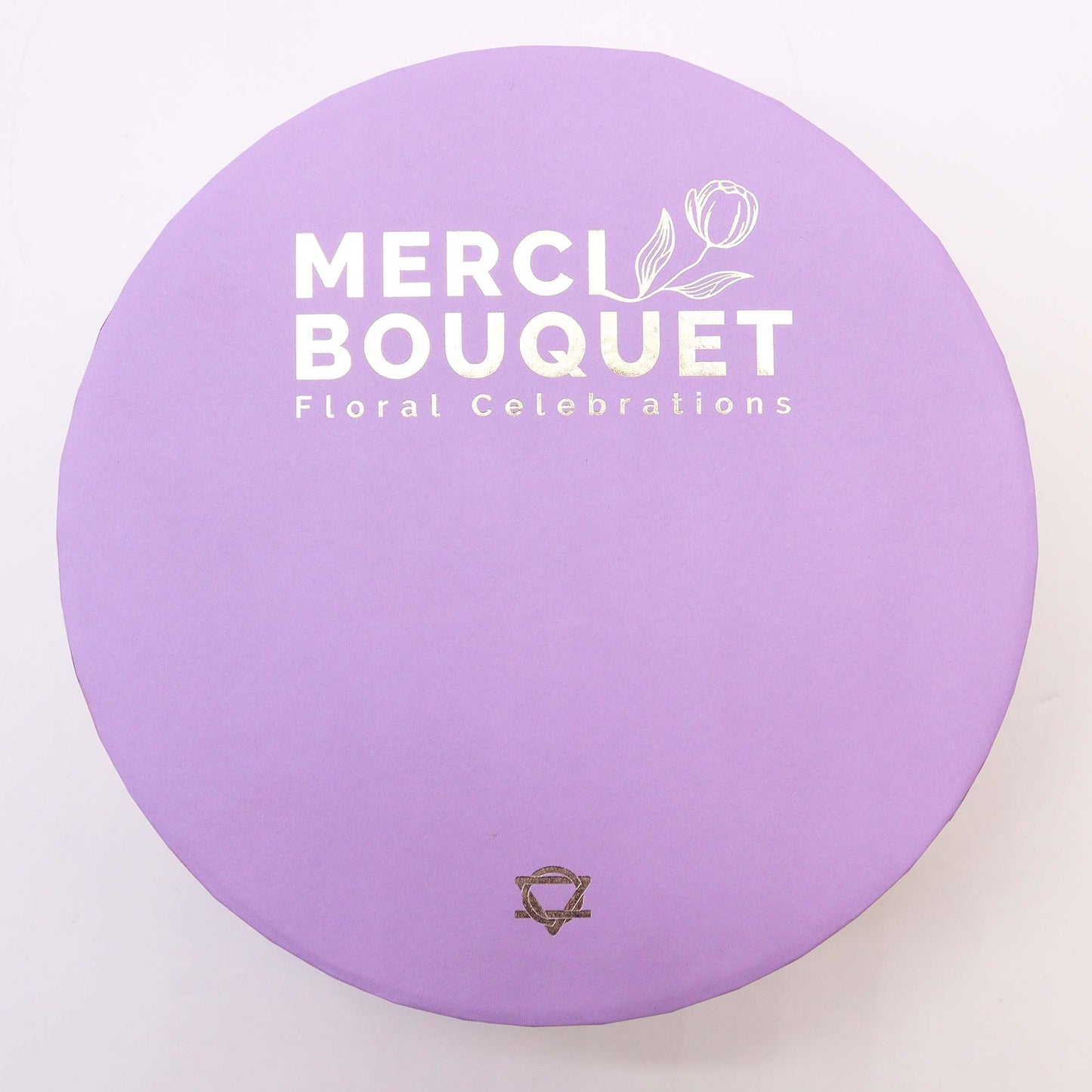 Round Box - Lavender Rose &amp; Carnation