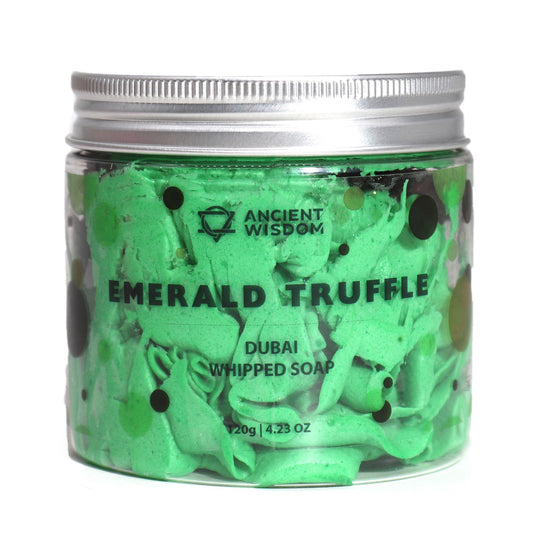 Šľahané krémové mydlo Dubai - Emerald Truffle 120 g