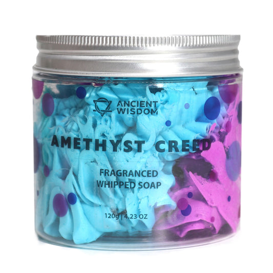 Šľahané krémové mydlo – Amethyst Creed 120 g