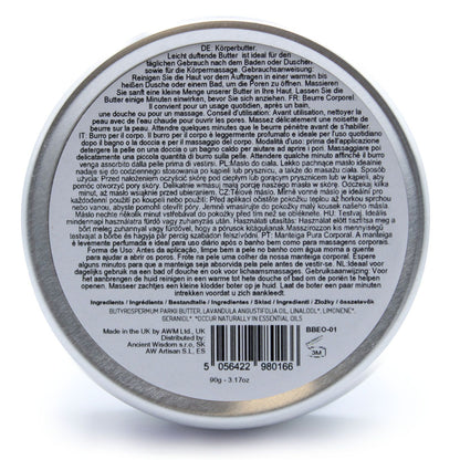 Aromaterapeutické bambucké maslo 90 g - levanduľa