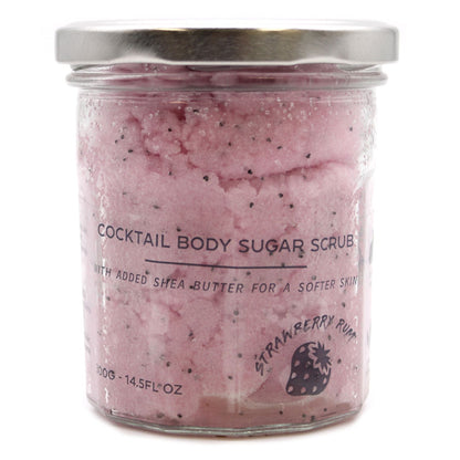 Cukrový telový peeling s vôňou - Strawberry Rum 300g