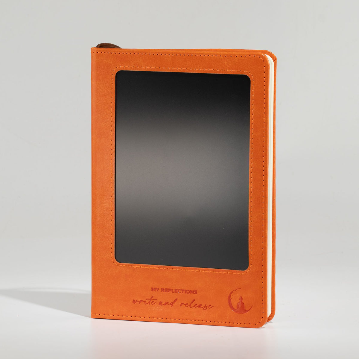 Zápisník pre vaše myšlienky A5 s LCD panelom – oranžová
