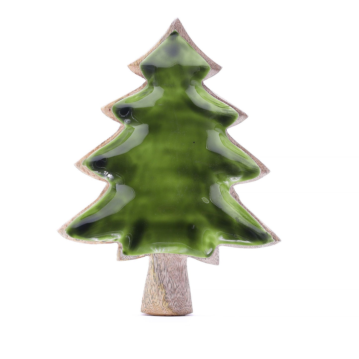 Smaltovaná Miska v Tvare Strome 25x19cm