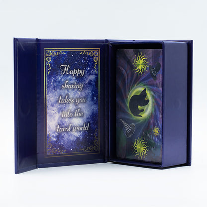 Tarotové karty Witch Tarot s príručkou – fialová