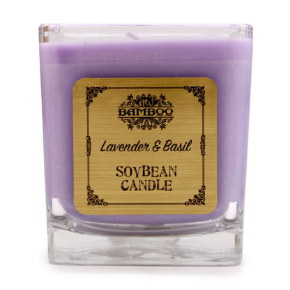 Soybean Jar Candles - Lavender &amp; Basil