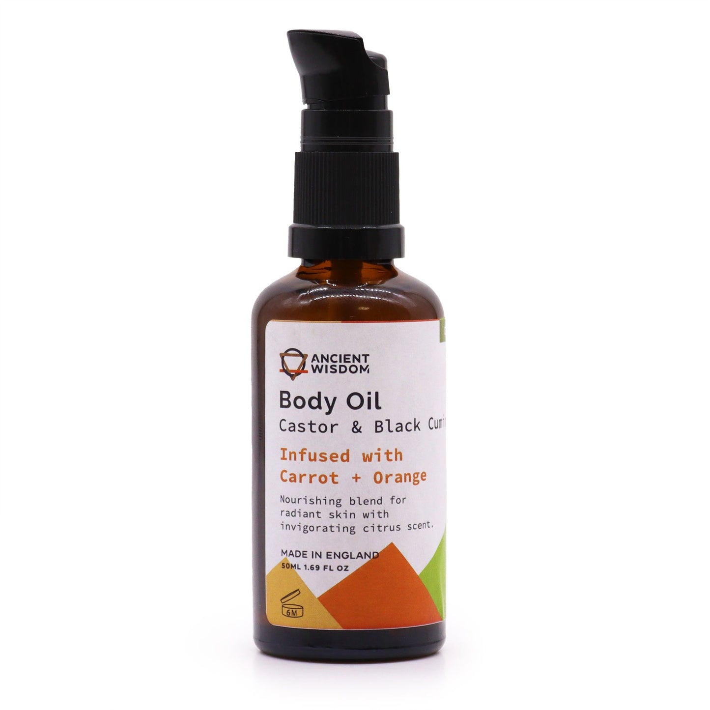 Organický telový olej 50ml - mrkva a pomaranč