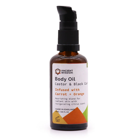 Organický telový olej 50ml - mrkva a pomaranč