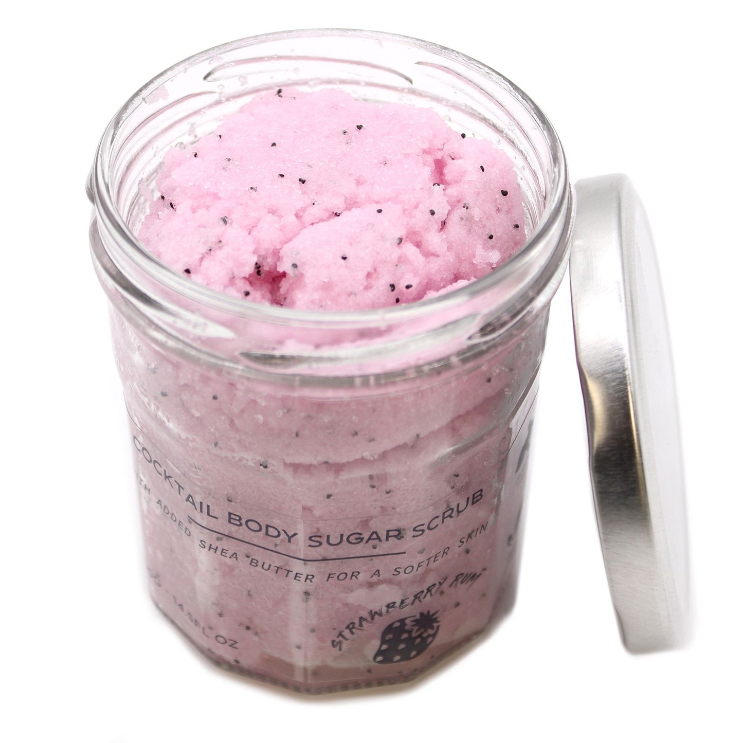 Cukrový telový peeling s vôňou - Strawberry Rum 300g