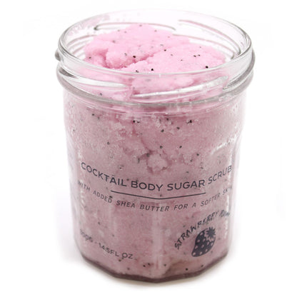 Cukrový telový peeling s vôňou - Strawberry Rum 300g