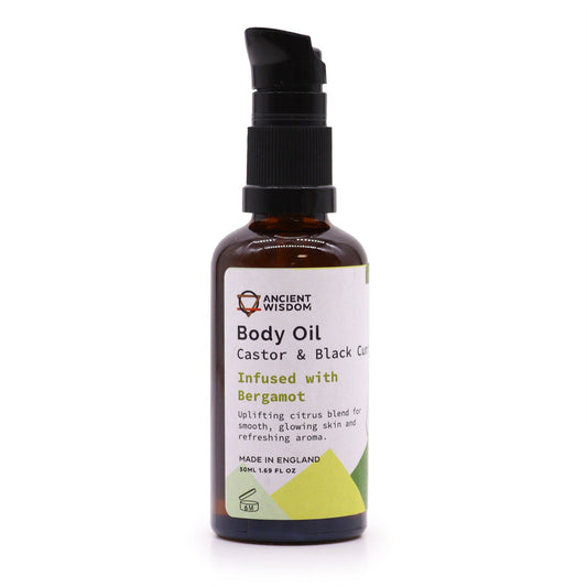 Organický telový olej 50ml - Bergamot