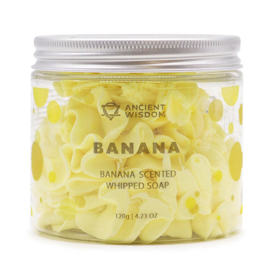 Šľahané krémové mydlo Banán, 120 g