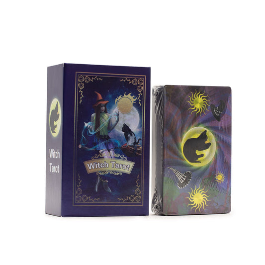 Tarotové karty Witch Tarot s príručkou – fialová