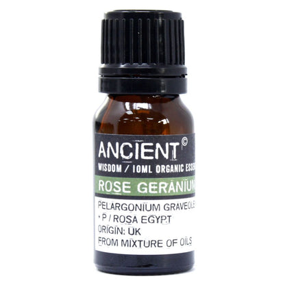 10 ml organického éterického oleja ružové geránium