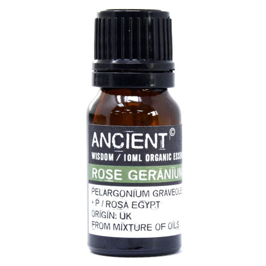 10 ml organického éterického oleja ružové geránium